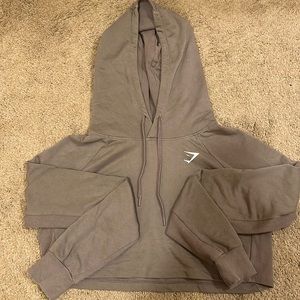 Gymshark Cropped Lavender Hoodie